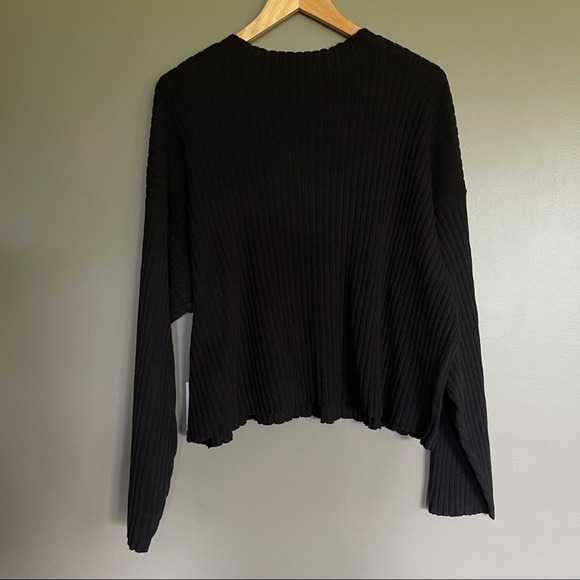 NWT Good American The Go To Boxy Sweater Black 4XL - Picture 12 of 16